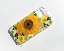 Genuine pressed dried real flower Samsung / iphone case - crystal clear case