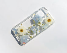 Genuine pressed dried real flower Samsung / iphone case - crystal clear case