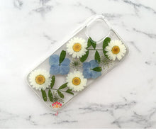 Genuine pressed dried real flower Samsung / iphone case - crystal clear case