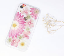 Genuine pressed dried real flower Samsung / iphone case - crystal clear case