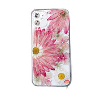 Genuine pressed dried real flower Samsung / iphone case - crystal clear case