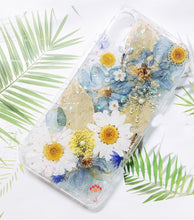 Genuine pressed dried real flower Samsung / iphone case - crystal clear case