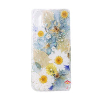 Genuine pressed dried real flower Samsung / iphone case - crystal clear case