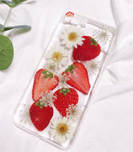 Genuine pressed dried real flower Samsung / iphone case - crystal clear case