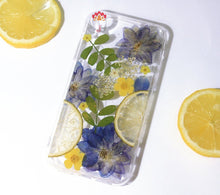 Genuine pressed dried real flower Samsung / iphone case - crystal clear case