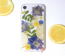 Genuine pressed dried real flower Samsung / iphone case - crystal clear case