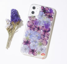 Genuine pressed dried real flower Samsung / iphone case - crystal clear case