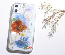 Genuine pressed dried real flower Samsung / iphone case - crystal clear case