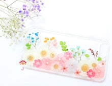 Genuine pressed dried real flower Samsung / iphone case - crystal clear case