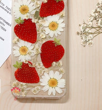 Genuine pressed dried real flower Samsung / iphone case - crystal clear case