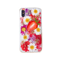 Genuine pressed dried real flower Samsung / iphone case - crystal clear case