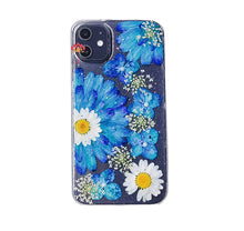 Genuine pressed dried real flower Samsung / iphone case - crystal clear case