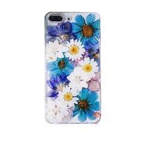 Genuine pressed dried real flower Samsung / iphone case - crystal clear case