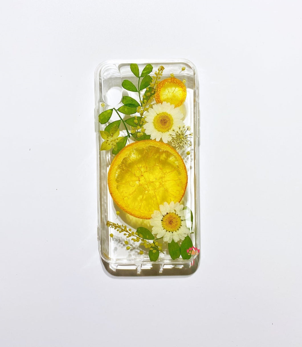 Genuine pressed dried real flower Samsung / iphone case - crystal clear case