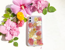 Genuine pressed dried real flower Samsung / iphone case - crystal clear case