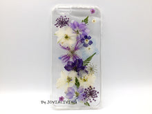 (FREE SHIPPING) Genuine pressed dried flower Samsung / iphone case - crystal clear case