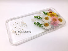 (FREE SHIPPING) Genuine pressed dried flower Samsung / iphone case - crystal clear case