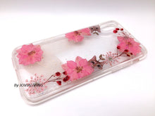 (FREE SHIPPING) Genuine pressed dried flower Samsung / iphone case - crystal clear case